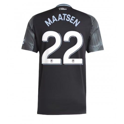Maglia Calcio Aston Villa Ian Maatsen #22 Seconda Divisa 2025-26 Manica Corta